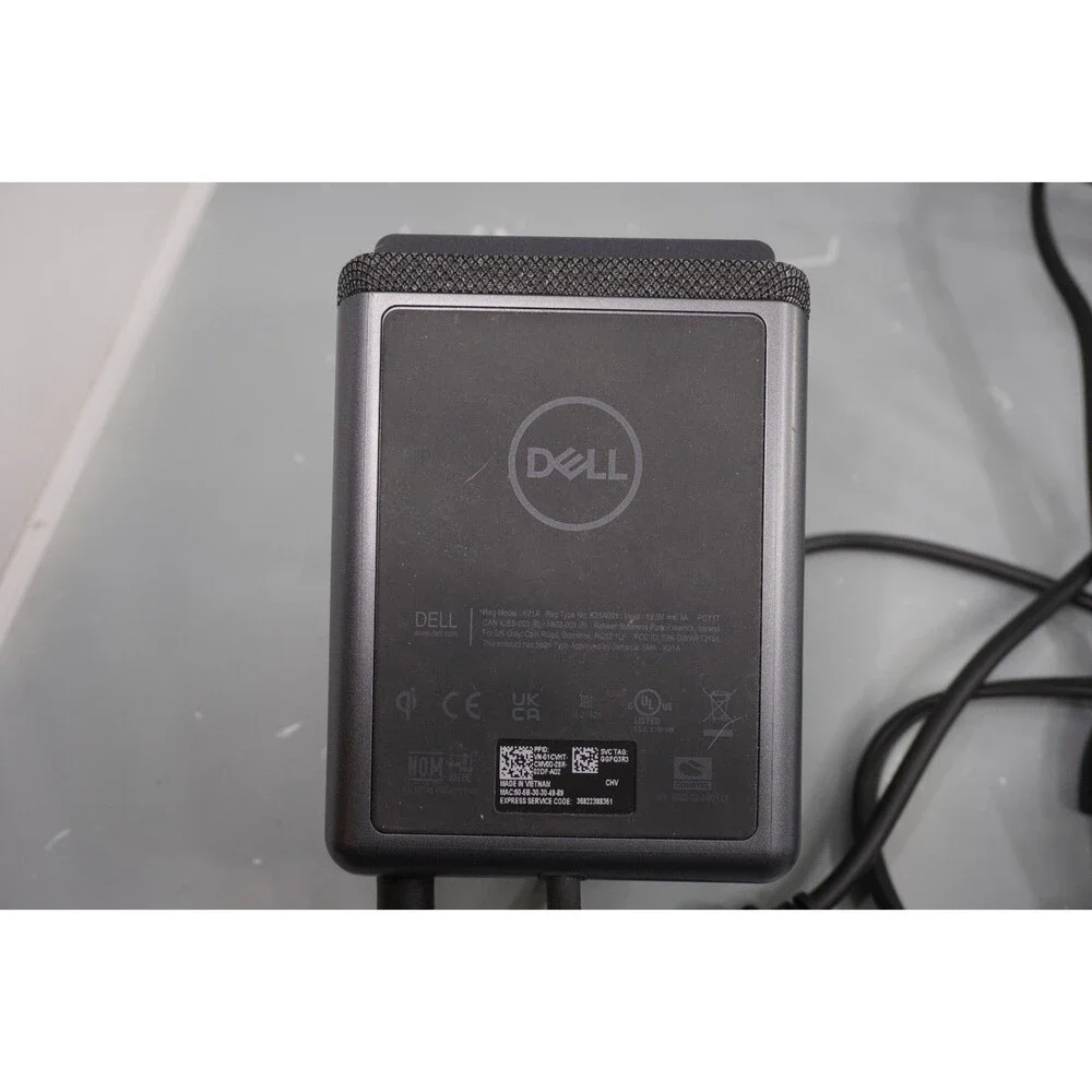 DELL K21A Laptop DUAL Charge DOCKING Station & 180w Power Adapter